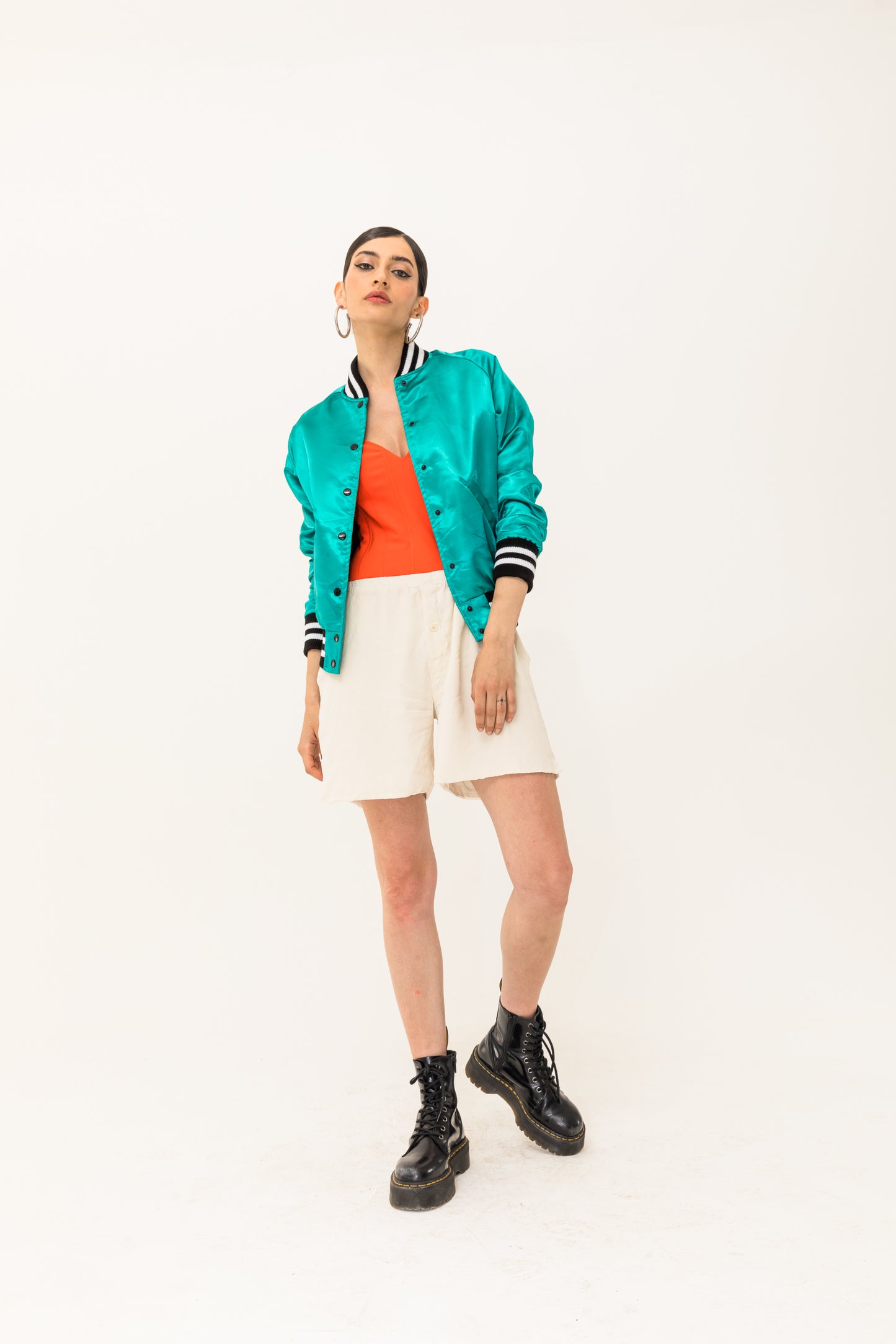 The 420 Bomber, Teal/Orange