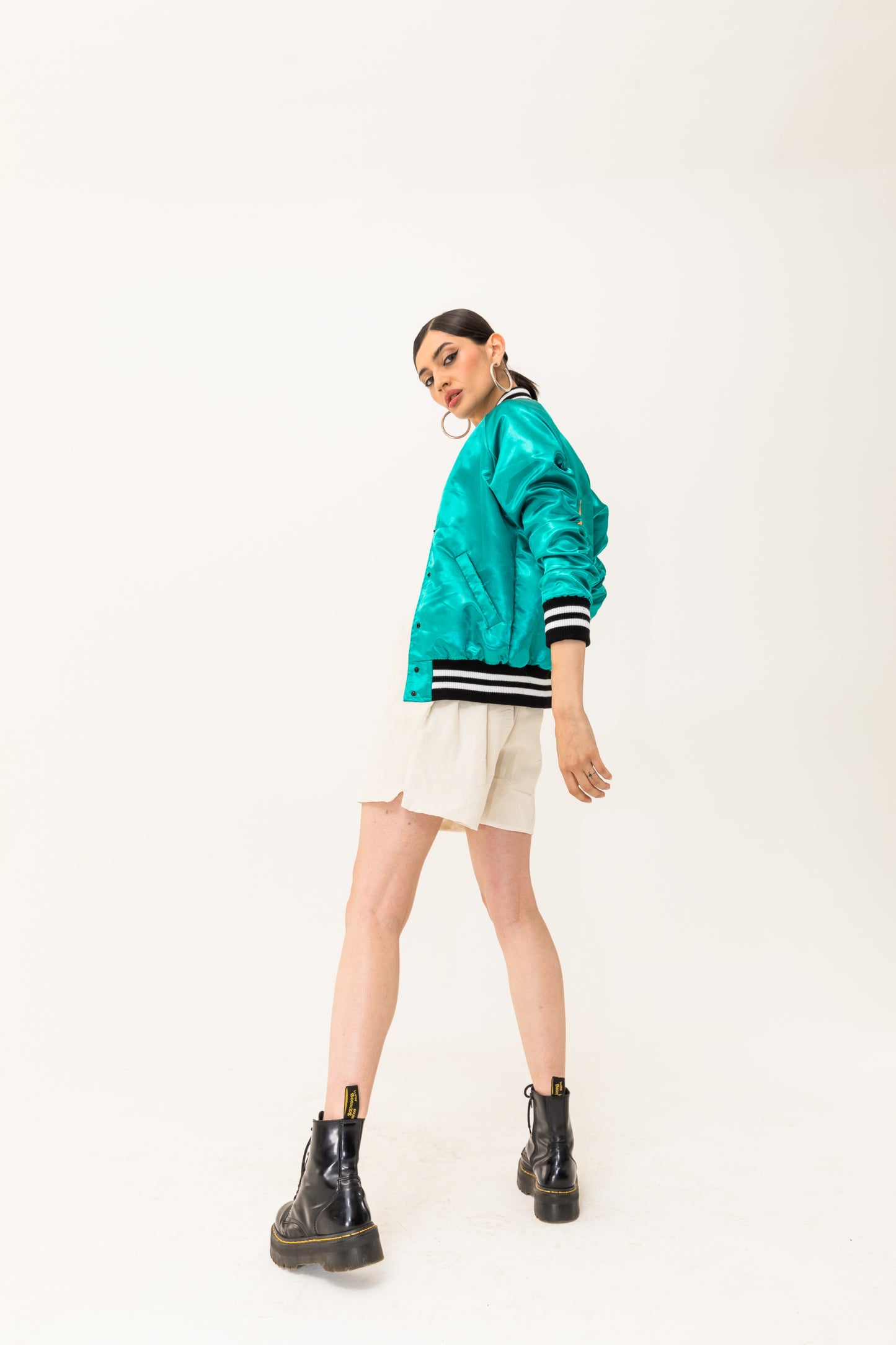 The 420 Bomber, Teal/Orange