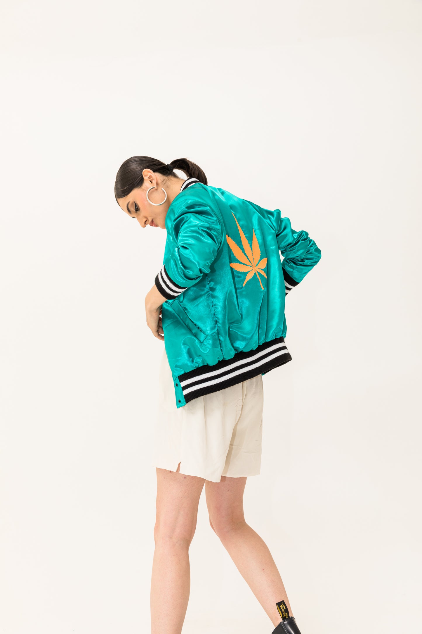 The 420 Bomber, Teal/Orange