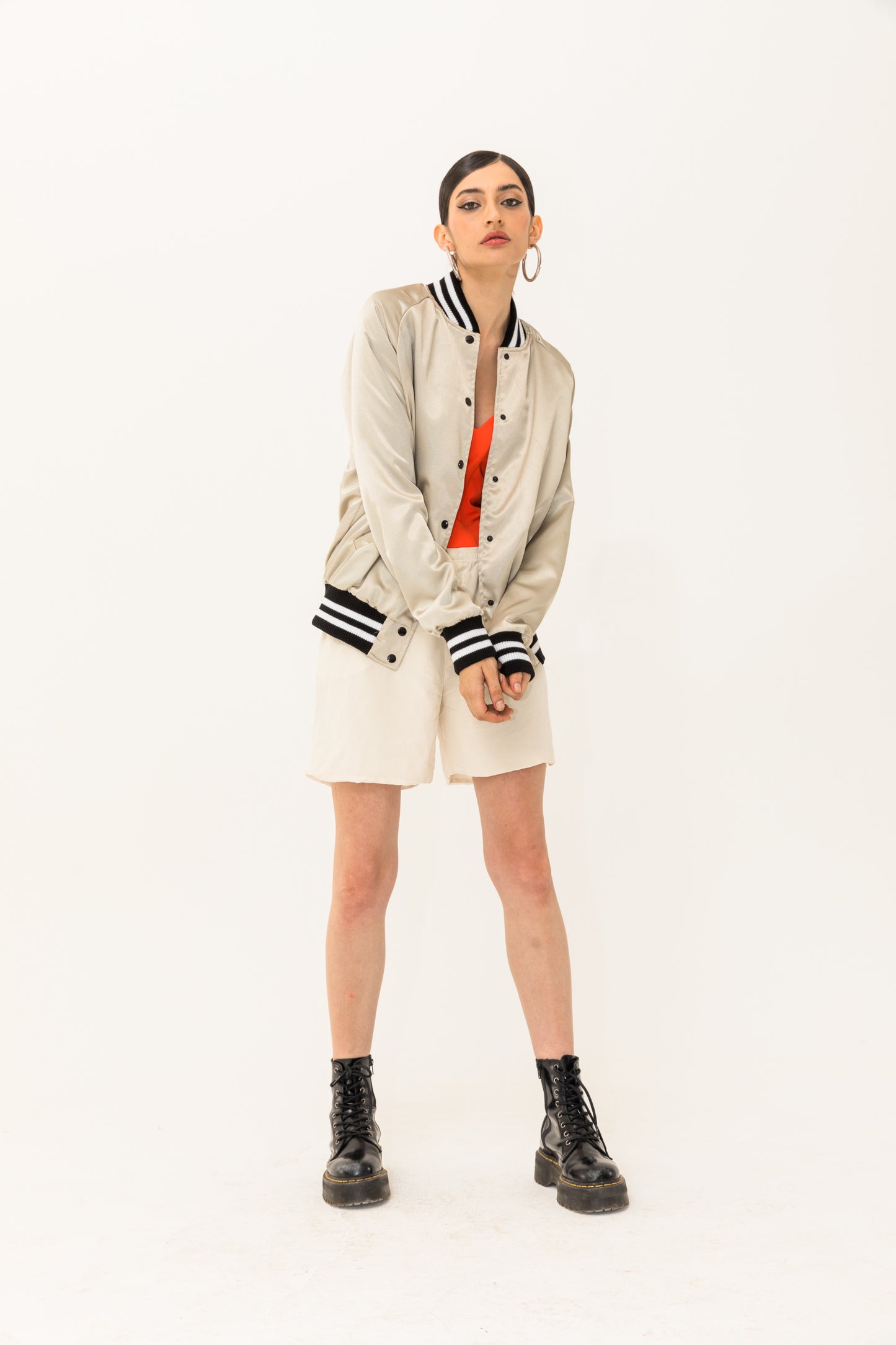 The Finger Unicorn Rainbow Bomber, Silver/Multi