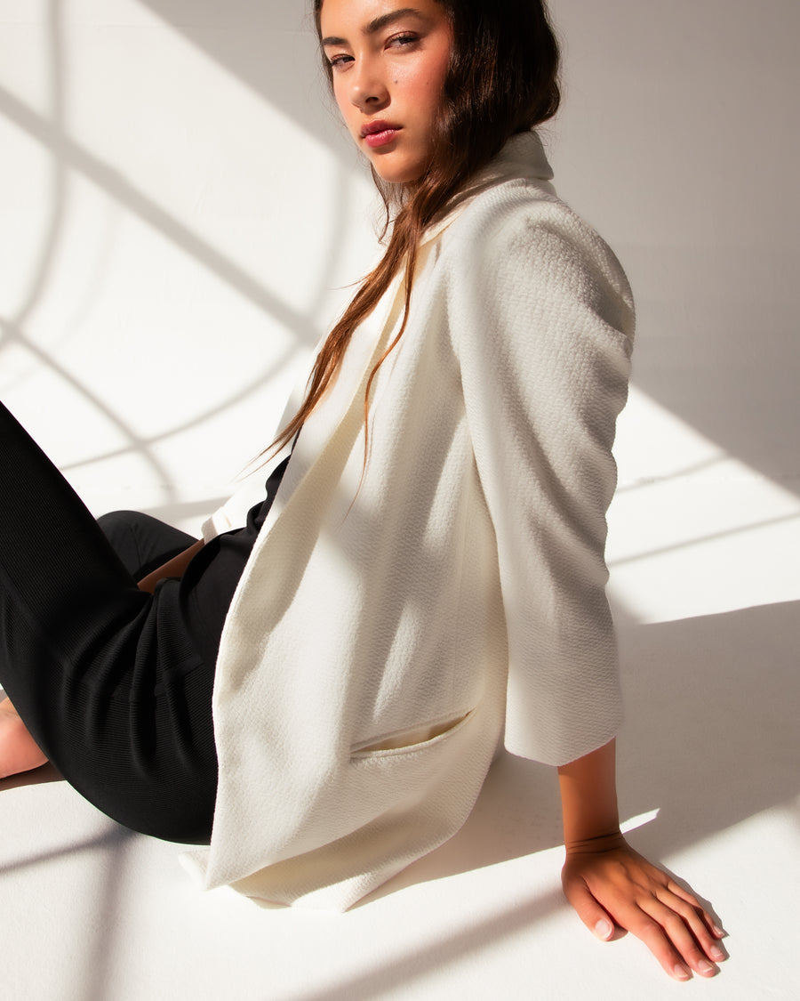 The Boyfriend Blazer (White Sands)
