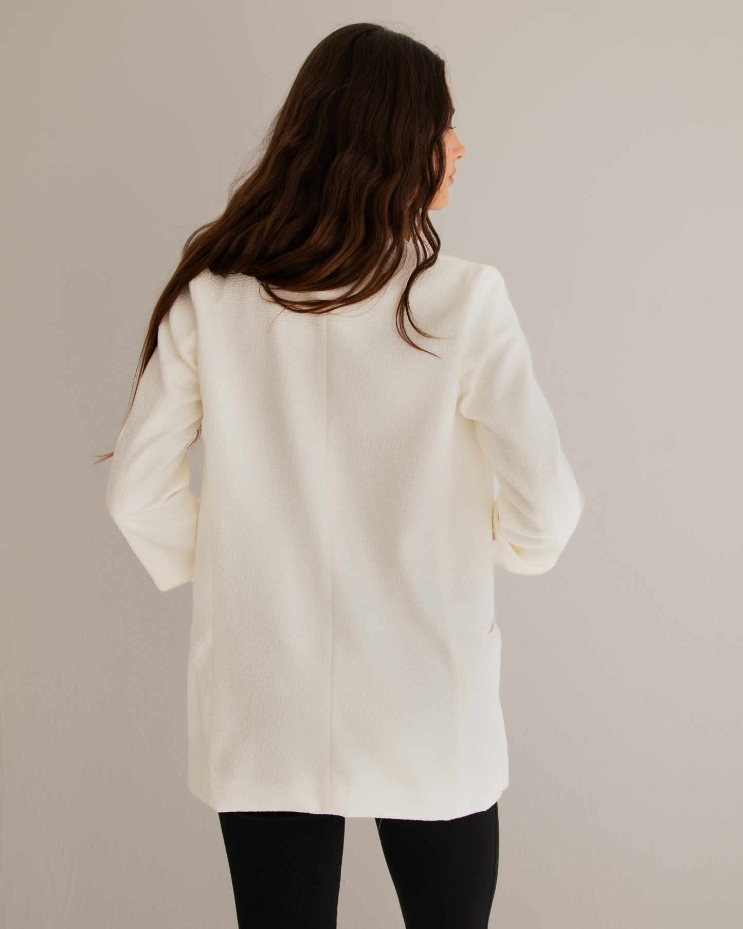 The Boyfriend Blazer (White Sands)