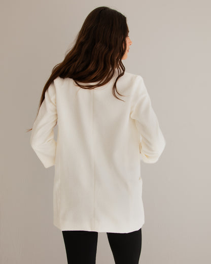 The Boyfriend Blazer (White Sands)