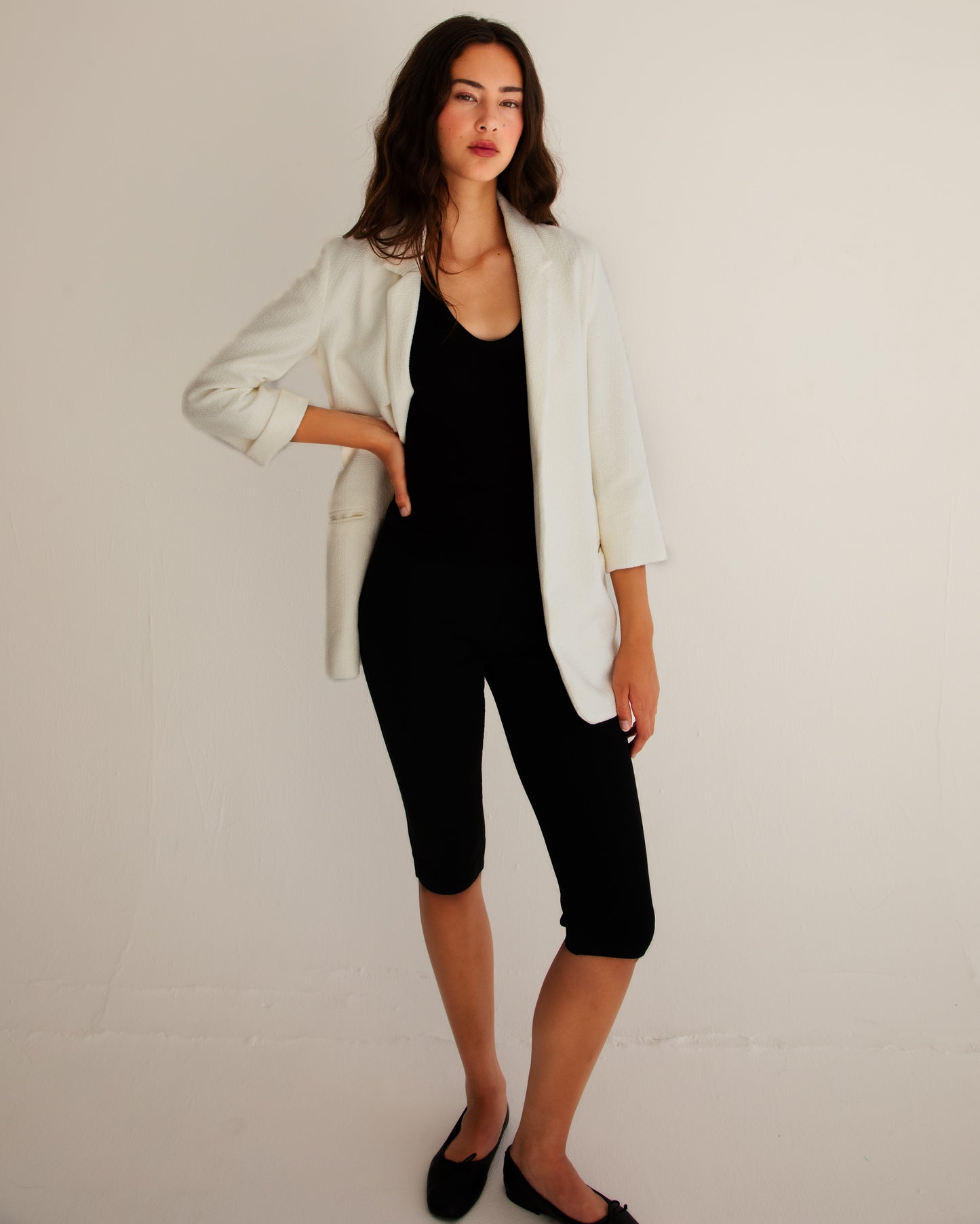The Boyfriend Blazer (White Sands)