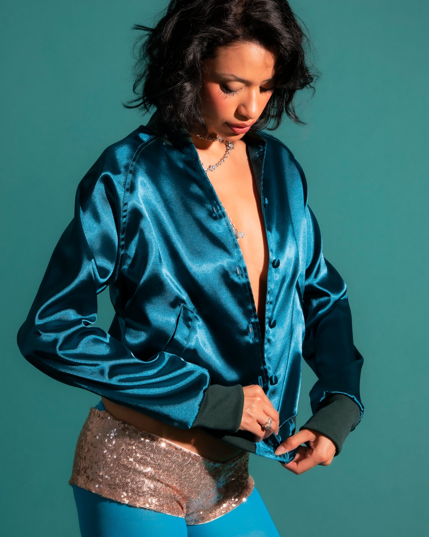 Charmeuse Bomber (NEW)