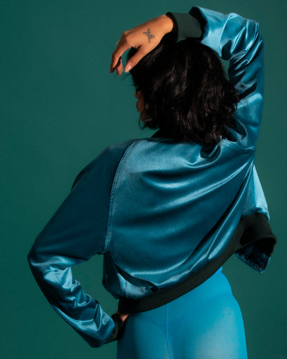 Velvet Bomber Jacket