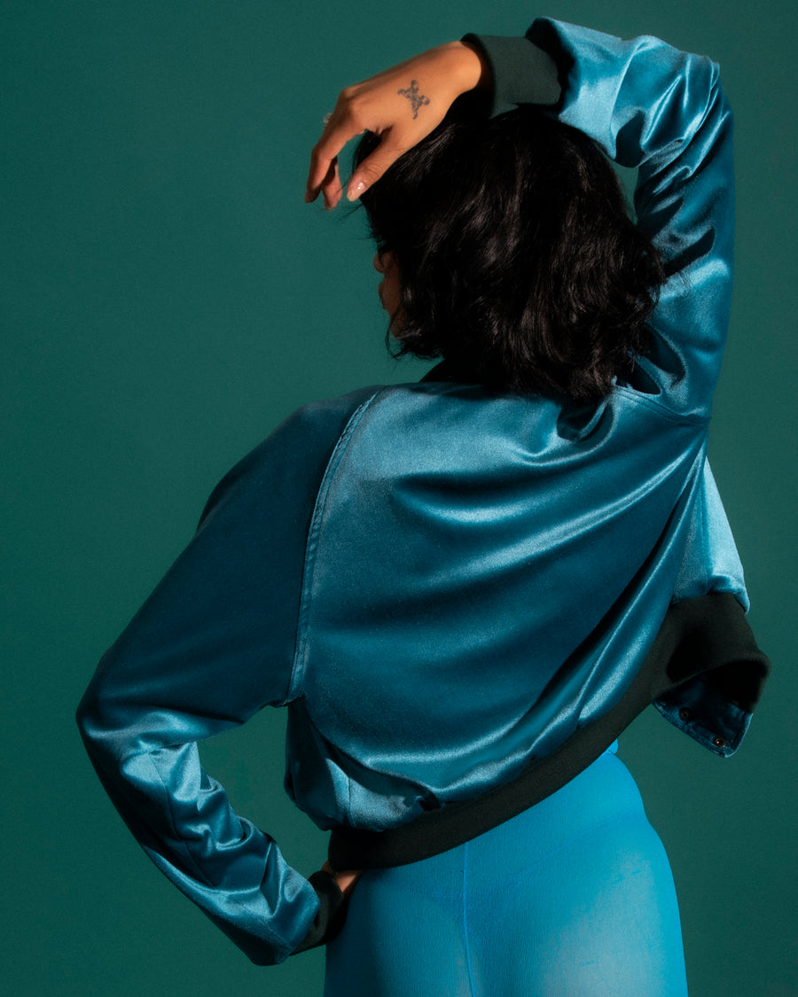 Velvet Bomber Jacket