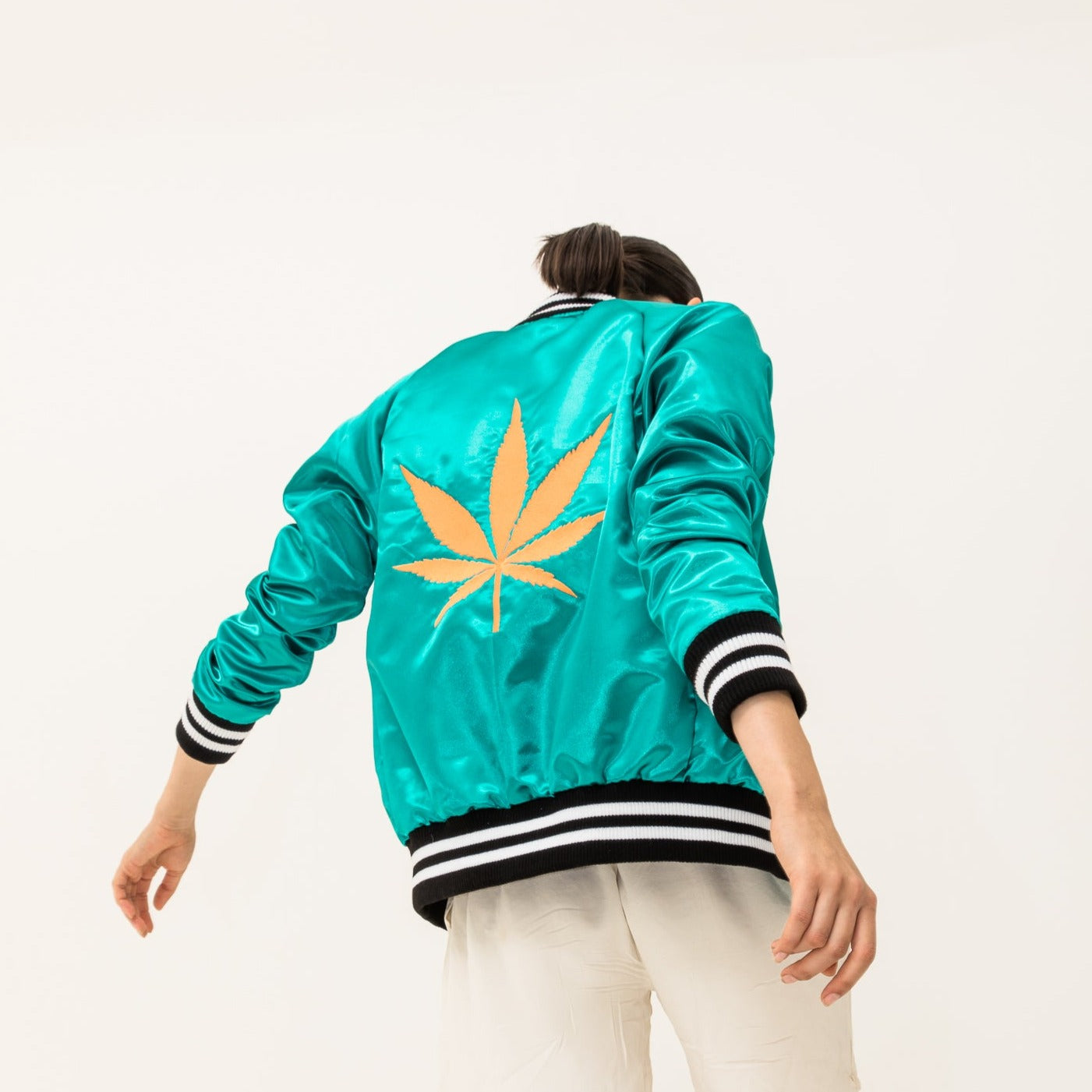 The 420 Bomber, Teal/Orange